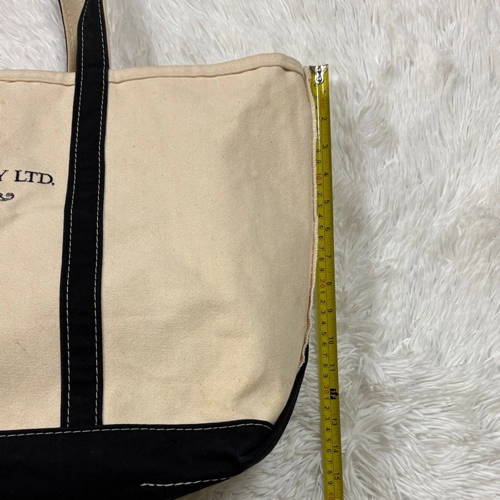 L.L. Bean Beige and Black Men's Tote Bag